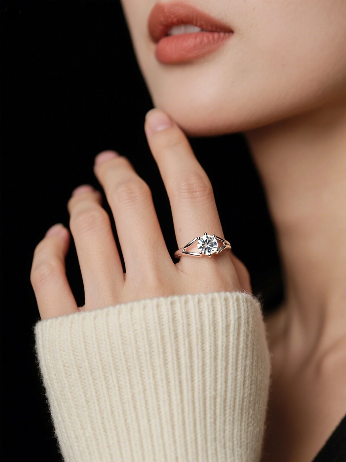 Rhodium Ring