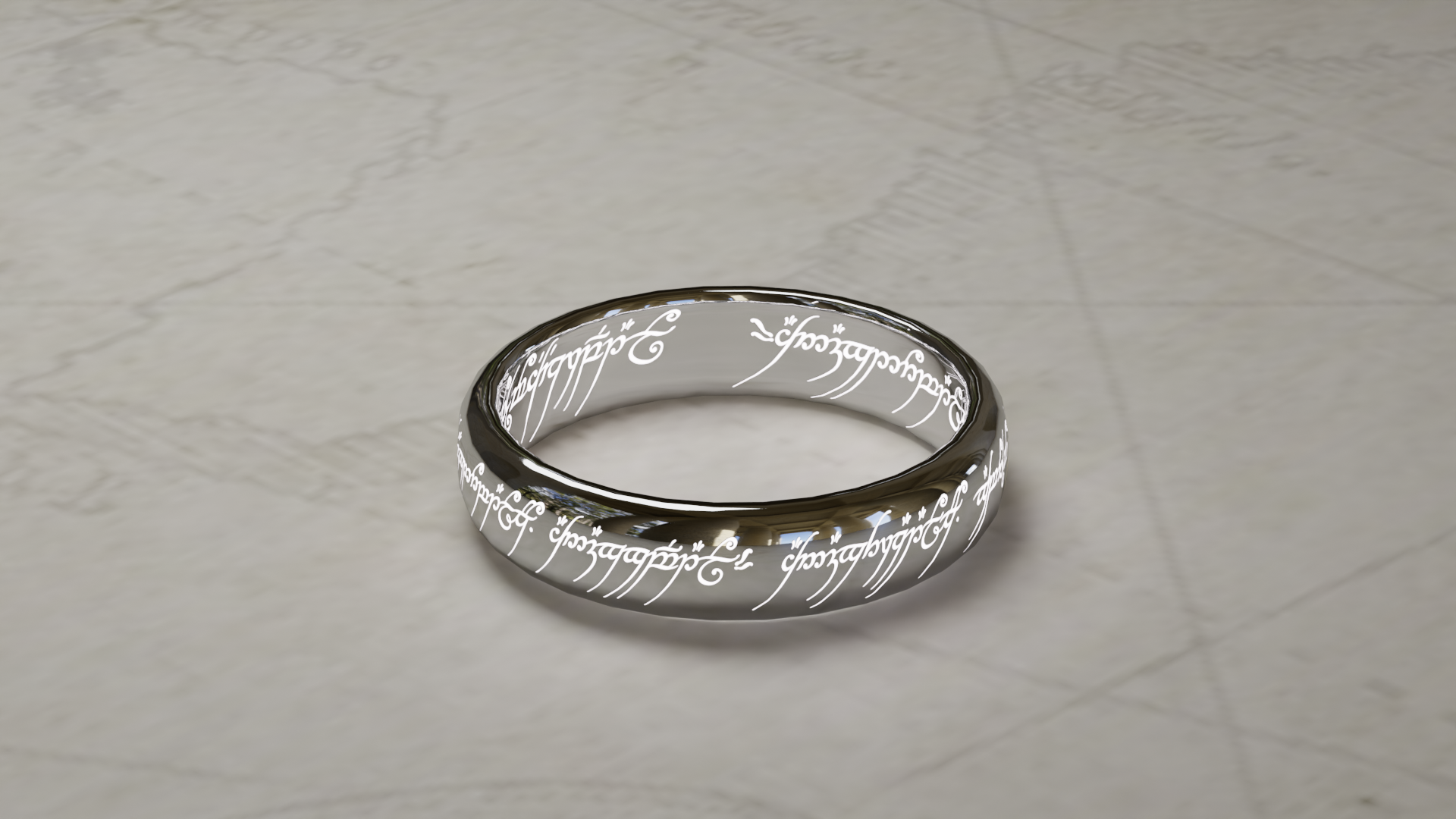 Rhodium Gravur Detail 1